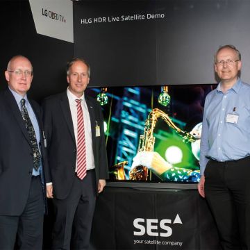 Η LG παρουσιάζει τις υψηλές HDR δυνατότητες της OLED τηλεόρασης στην Ημέρα Βιομηχανίας του SES Astra