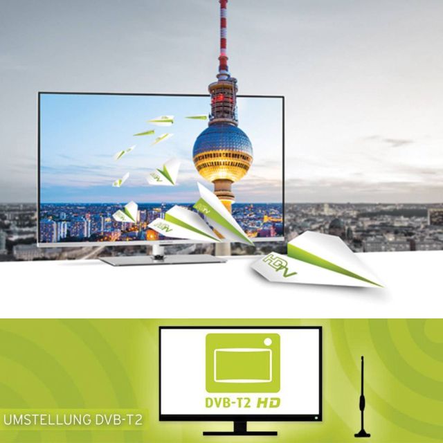 Ξεκίνησε επίσημα η μετάβαση στο DVB-T2 στην Γερμανία