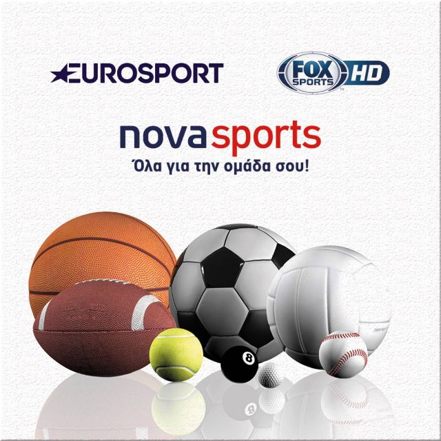 Ζωντανές αθλητικές μεταδόσεις Novasports, Eurosport, Fox Sports HD, 27/1 – 7/2