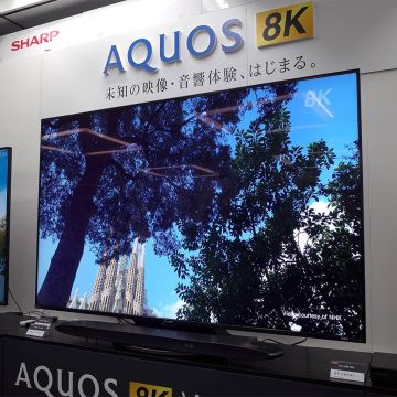 Η Sharp παρουσιάζει τα πρώτα της μοντέλα τηλεοράσεων 8Κ στην έκθεση CEATEC στην Ιαπωνία