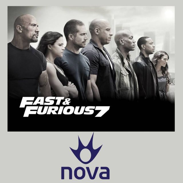 «Fast & Furious 7: Μαχητές των Δρόμων». Η συναρπαστική ταινία δράσης αποκλειστικά στη Nova!