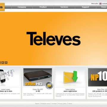 Αναβάθμιση της εταιρικής ιστοσελίδας της Televes