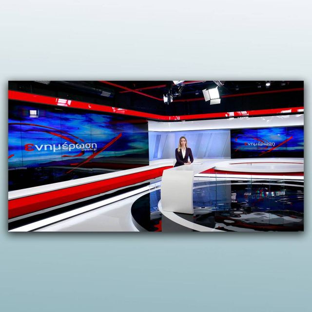 Το τηλεοπτικό στούντιο του ΚΡΗΤΗ TV μαγνητίζει τα βλέμματα με εντυπωσιακές LG DIGITAL SIGNAGE λύσεις