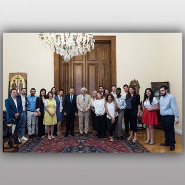 Συνάντηση του Προέδρου της Ελληνικής Δημοκρατίας με το Ίδρυμα Vodafone