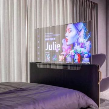 LG Smart Bed TV: Μια διάφανη τηλεόραση OLED 55” από το μέλλον