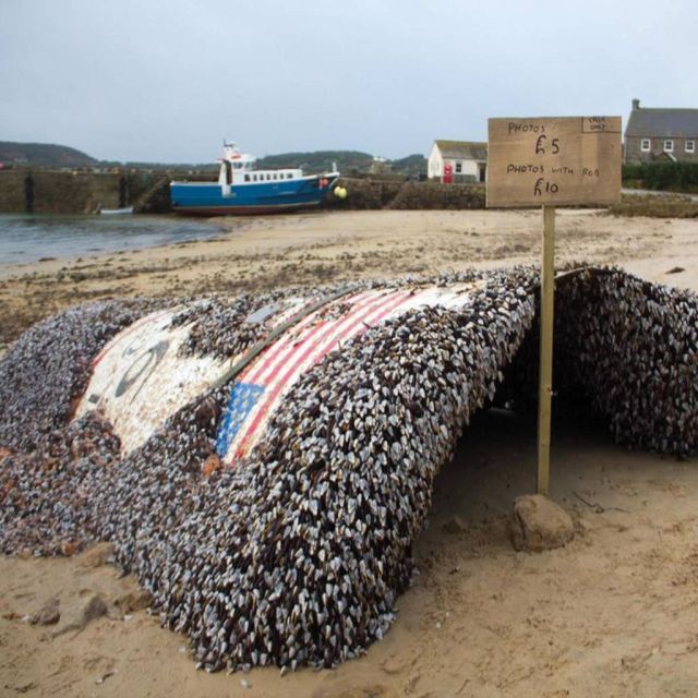 Τμήμα πυραύλου Falcon 9 της SpaceX ξεβράστηκε σε ακτή της Αγγλίας