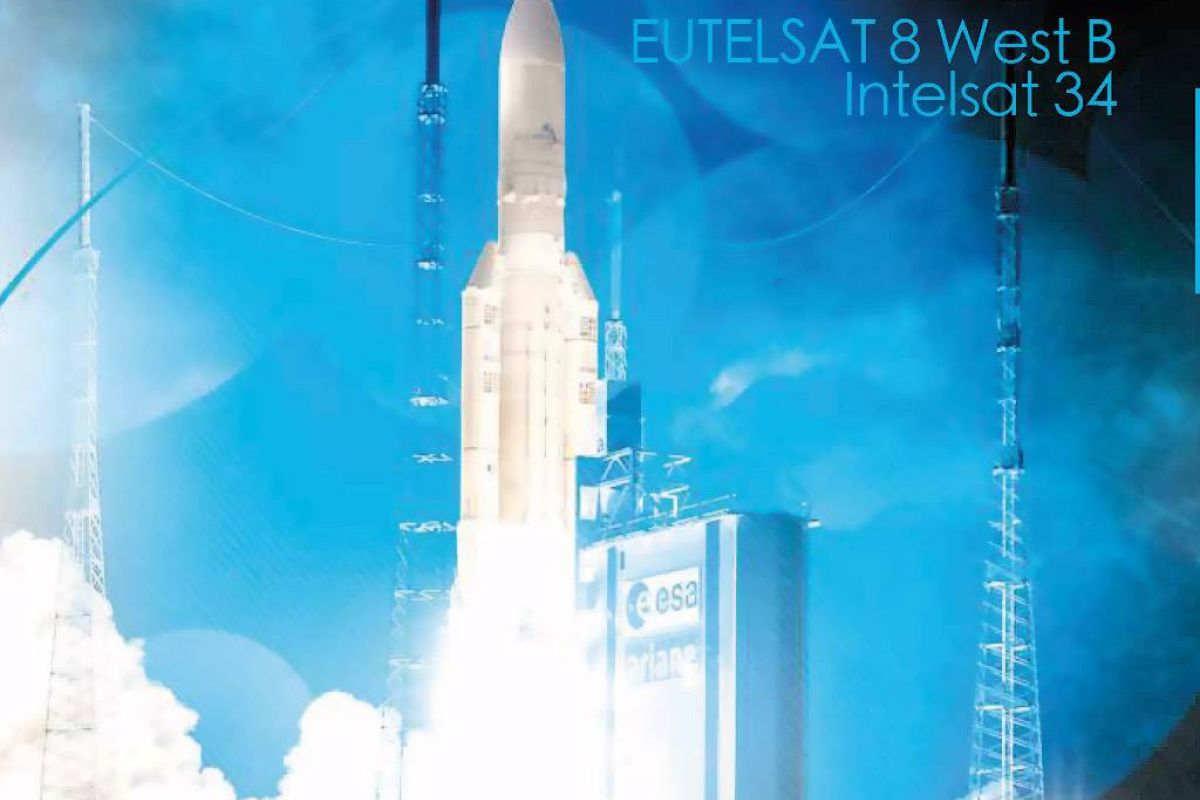 Επιτυχημένη η εκτόξευση του Eutelsat 8 West B και του Intelsat 34
