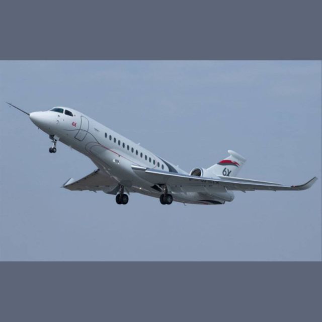 Παρθενική πτήση για το Falcon 6X της Dassault