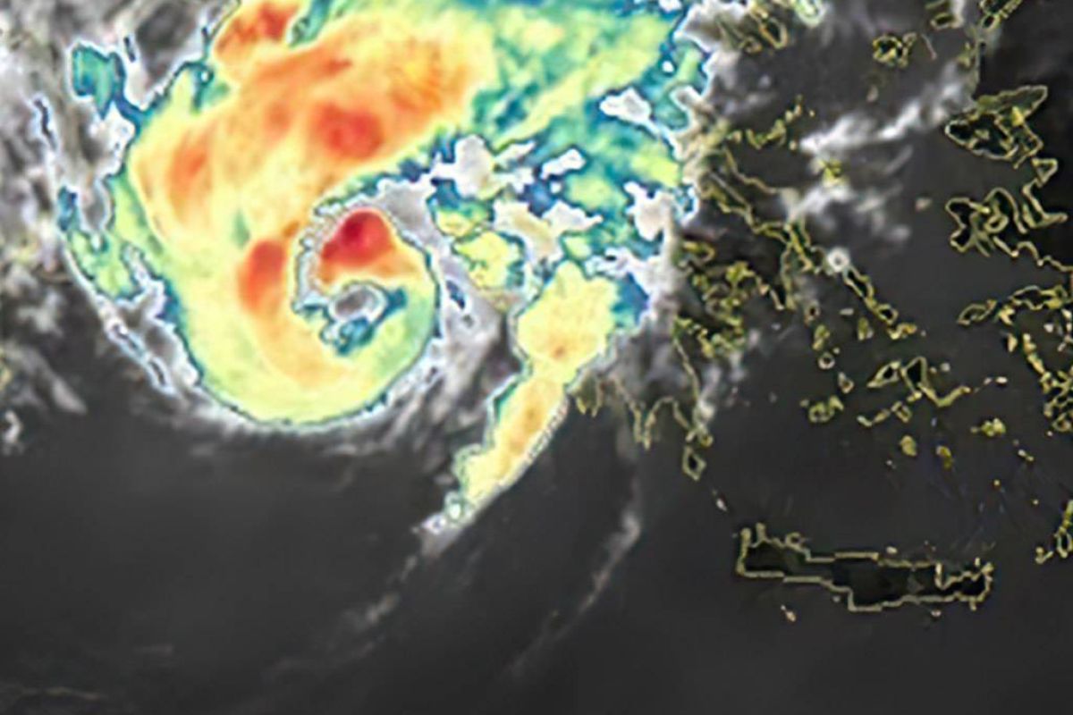 Ιανός: Βίντεο από το διάστημα δείχνει την πορεία του