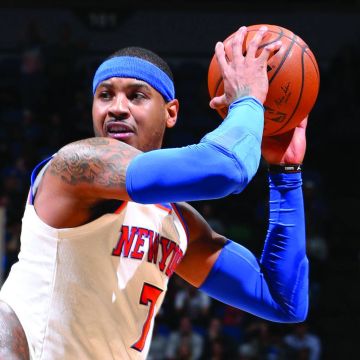 Ο Καρμέλο Άντονι και ο Ντε Μάρκους Κάζινς στο Pick & Roll του OTE TV