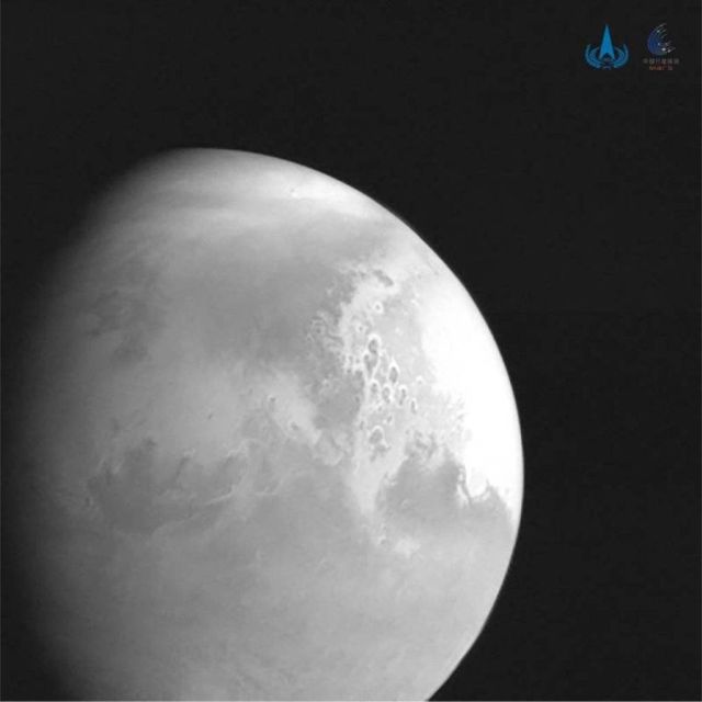 Tianwen-1: Λίγο πριν φτάσει στον πλανήτη Άρη, μας στέλνει μια εντυπωσιακή φωτογραφία του