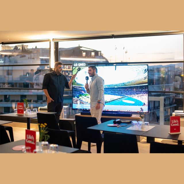 Η LG ΚΑΙ ΤΟ GAZZETTA ΑΠΟΓΕΙΩΣΑΝ ΤΗΝ ΕΜΠΕΙΡΙΑ ΘΕΑΣΗΣ ΤΟΥ ΕΥΡΩΠΑΪΚΟΥ ΤΕΛΙΚΟΥ ΠΟΔΟΣΦΑΙΡΟΥ