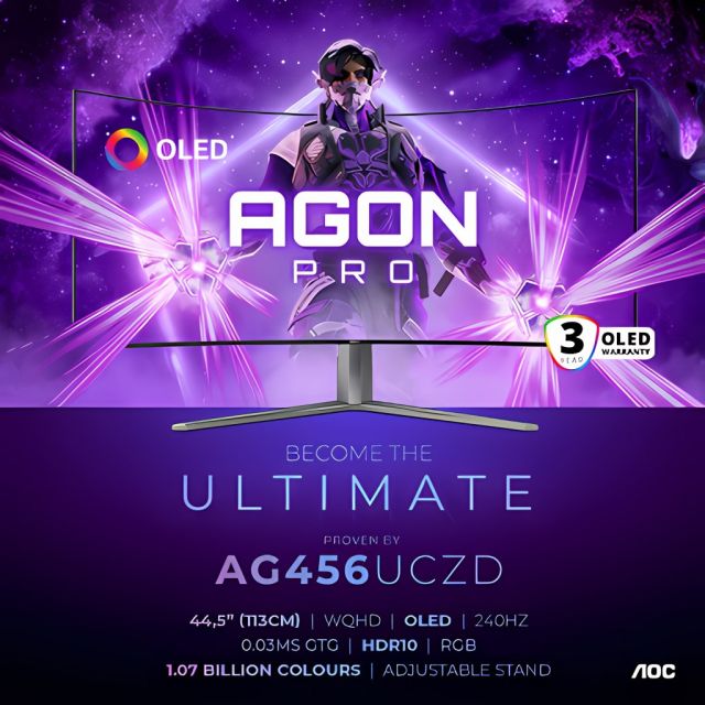 Νέα OLED AGON PRO AG456UCZD