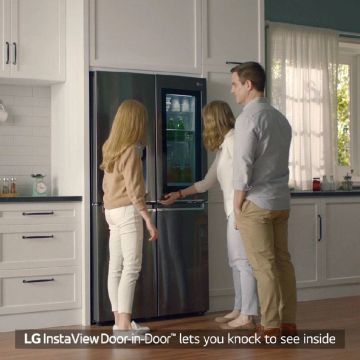 Ψυγείο LG InstaView Door-in-Door™ Χτυπάς Δύο Φορές, Βλέπεις Μέσα & Όλα Μένουν Cool!