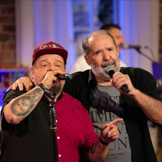 Ο Θέμης Ανδρεάδης, ο Δημήτρης Μεντζέλος και η Μάρω Μαρκέλλου, στο «Μουσικό κουτί» της ΕΡΤ1