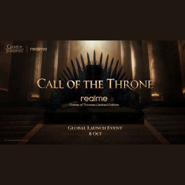 Η realme Ανακοινώνει το Πρώτο Παγκοσμίως Smartphone Game of Thrones
