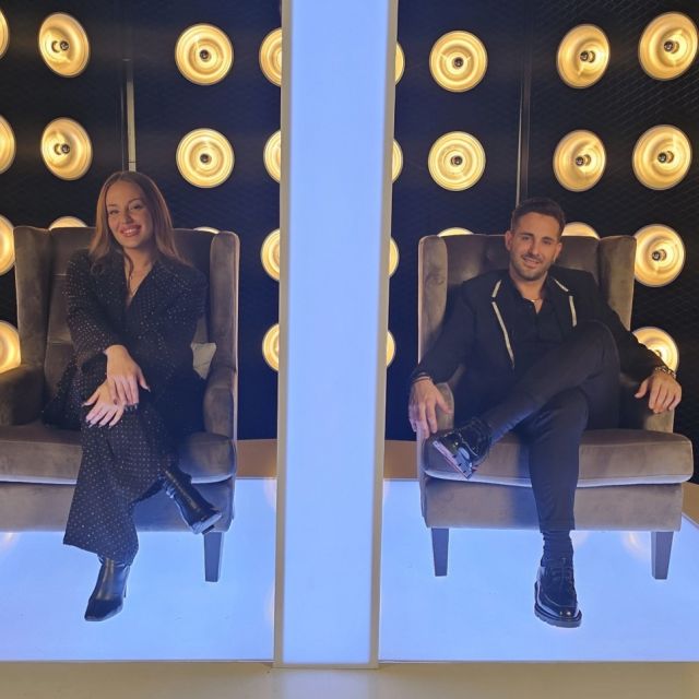 Ο Θέμης Γεωργαντάς υποδέχεται τον Γιώργο Λιβάνη και την Ανδρομάχη, στο «After Dark» στο OPEN