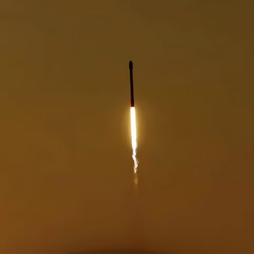 Μοναδική εκτόξευση πυραύλου που μοιάζει με καρτποστάλ