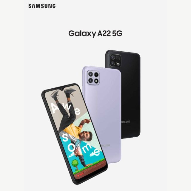Η Samsung συνεχίζει να διευρύνει το χαρτοφυλάκιο 5G συσκευών της παρουσιάζοντας το Galaxy A22 5G
