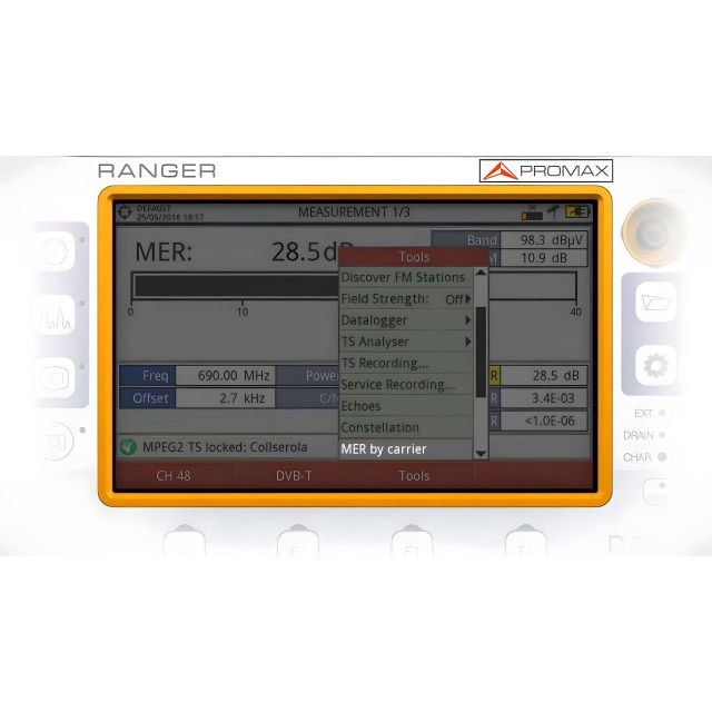 Λειτουργία MER by CARRIER στα πεδιόμετρα PROMAX