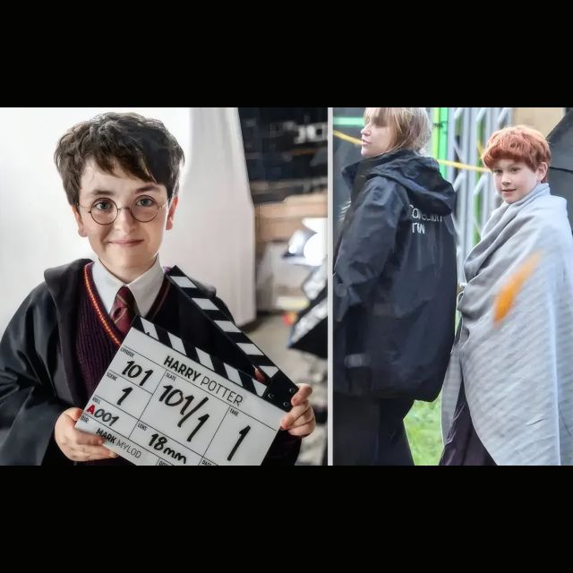 Harry Potter: Πρώτη ματιά σε Draco Malfoy και Ron Weasley από τα γυρίσματα της σειράς!