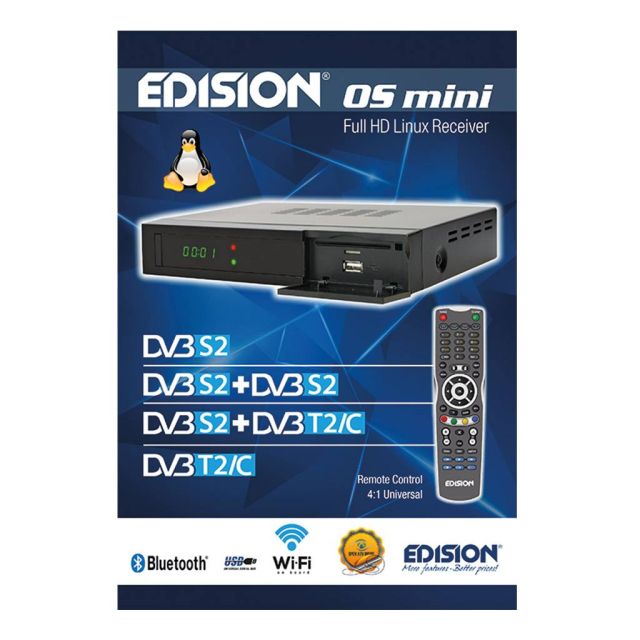 Νέοι καθαρόαιμοι δέκτες Linux από την Edision