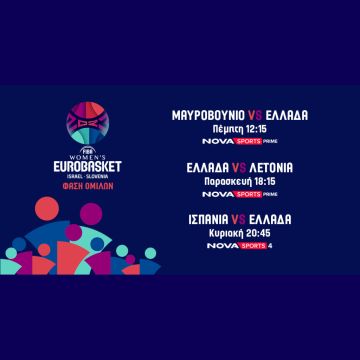 H Εθνική Γυναικών και το FIBA Women’s EuroBasket 2023 στο «παρκέ» του Novasports!
