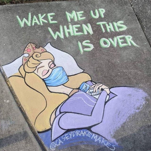 Ήρωες της Disney στην εποχή του κορονοϊού