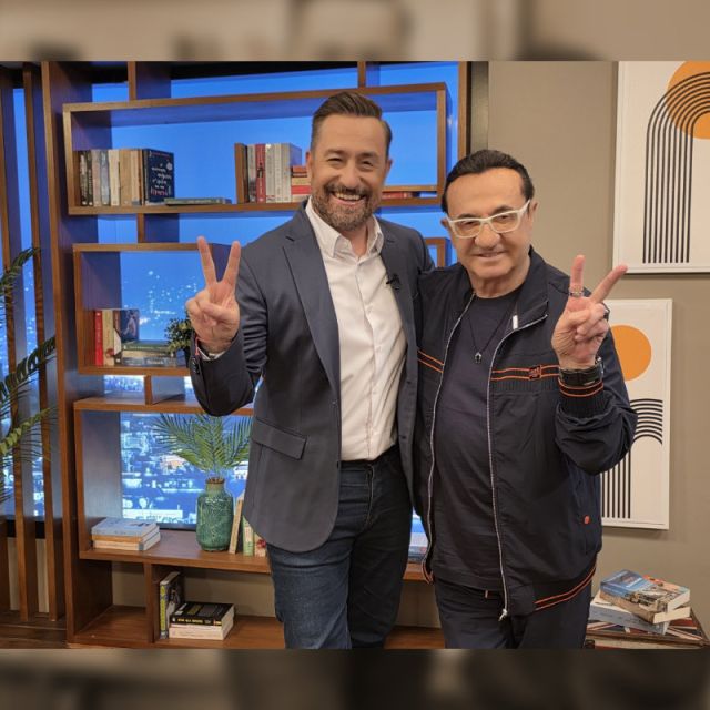 Ο Θέμης Γεωργαντάς υποδέχεται τον Λευτέρη Πανταζή, στο «After Dark»