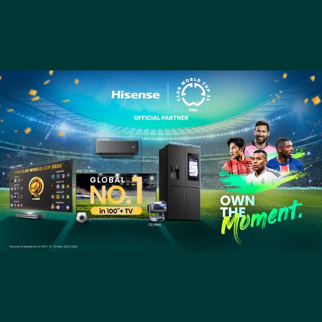 Η Hisense γιορτάζει την έναρξη του FIFA Club World Cup™ 2025 ως Επίσημος Συνεργάτης