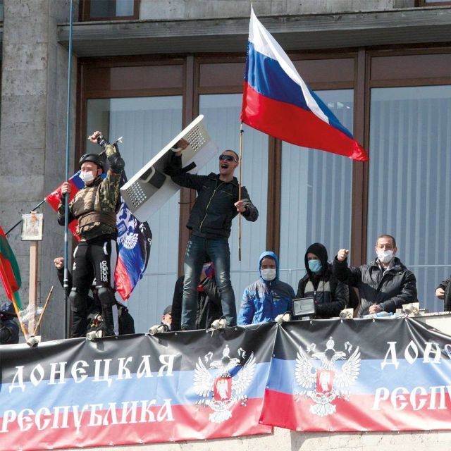 Φιλορώσοι μαχητές καταλαμβάνουν ουκρανικό κρατικό τηλεοπτικό σταθμό