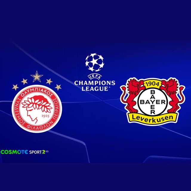 To UEFA Champions League επιστρέφει στην COSMOTE TV με τα ματς Ολυμπιακός-Λεβερκούζεν, Ίντερ-Άρσεναλ & Γιουβέντους-Μπενφίκα