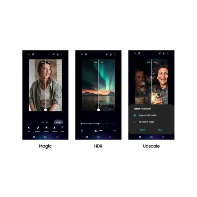 Περισσότερα Samsung Galaxy αποκτούν την εφαρμογή επεξεργασίας εικόνας AI