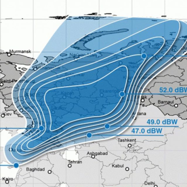 Νέα ρωσική δορυφορική πλατφόρμα στις 55°Ε
