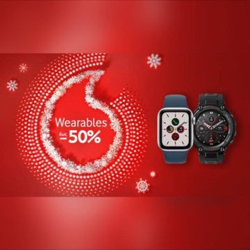 Αυτά τα Χριστούγεννα βρες στην Vodafone wearables με έως -50%