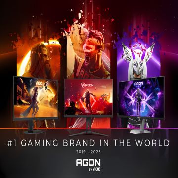 AGON by AOC: Για 6η χρονιά στην 1η θέση των gaming οθονών