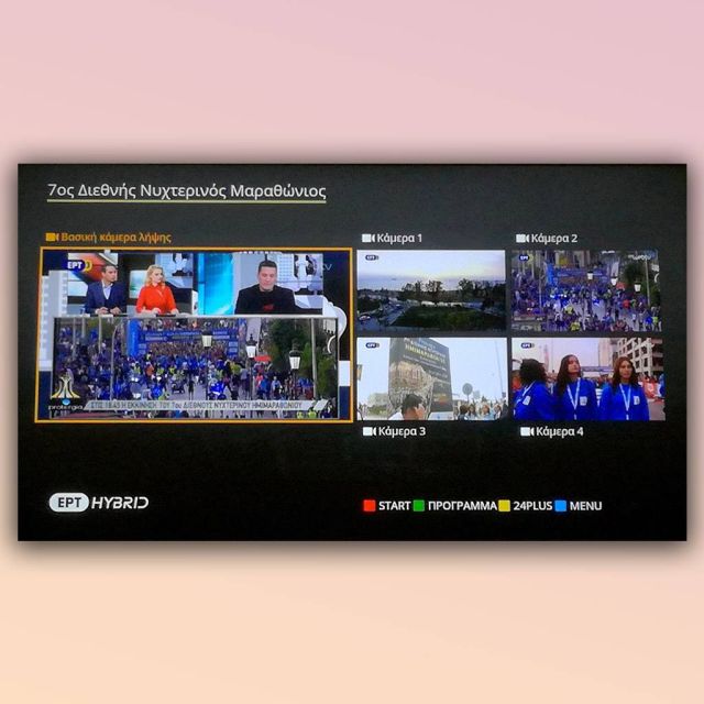 Η υβριδική τηλεόραση της ΕΡΤ παρούσα και στον κλασικό αθλητισμό