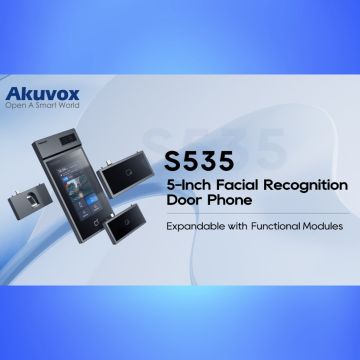 Akuvox S535. Η είσοδος του μέλλοντος σε χώρους που απαιτούν το καλύτερο