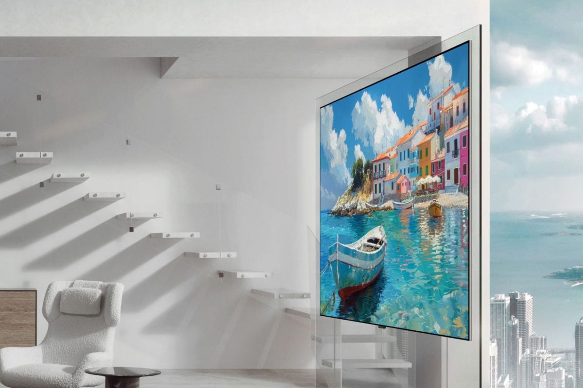 Τηλεόραση «ταπετσαρία» με τεχνολογία τεχνητής νοημοσύνης από την LG