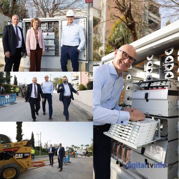 Ο CEO του Ομίλου Deutsche Telekom, Tim Höttges, στην Ελλάδα: επίσκεψη σε έργα εγκατάστασης δικτύου οπτικών ινών