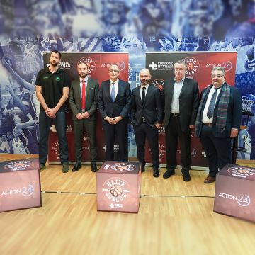 Επέκταση της συνεργασίας ACTION 24 και ΕΟΚ για την τηλεοπτική κάλυψη του πρωταθλήματος της Elite League