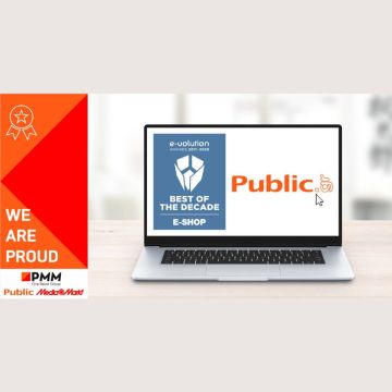Public.gr: E-shop της δεκαετίας 2011-2021  στα e-volution Awards