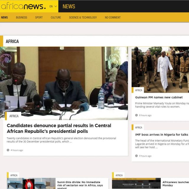 Διαδικτυακή πρεμιέρα για το Africanews