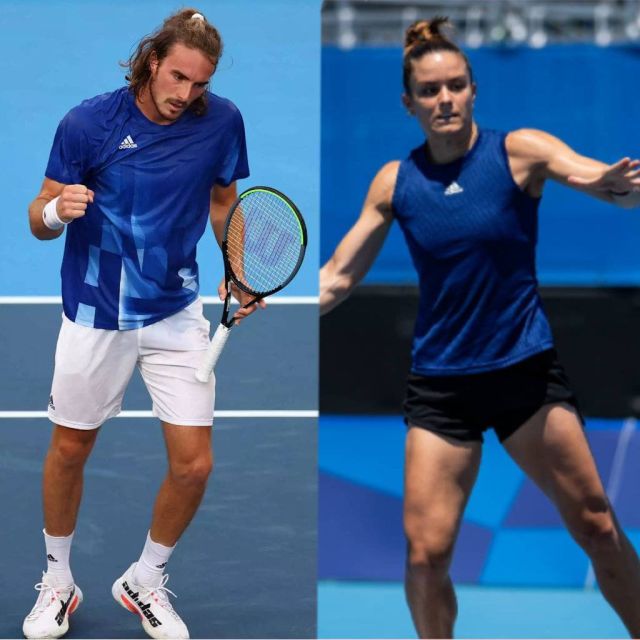 Ο Στέφανος Τσιτσιπάς και η Μαρία Σάκκαρη στην ΕΡΤ