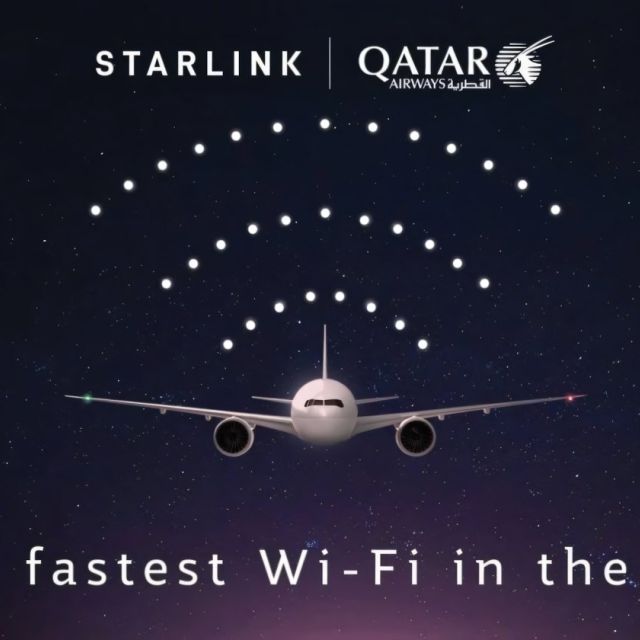 Qatar Airways: Η πρώτη αεροπορική με δωρεάν Starlink για όλους τους επιβάτες