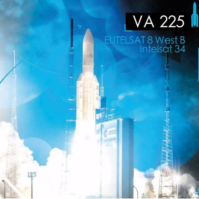 Επιτυχημένη η εκτόξευση του Eutelsat 8 West B και του Intelsat 34