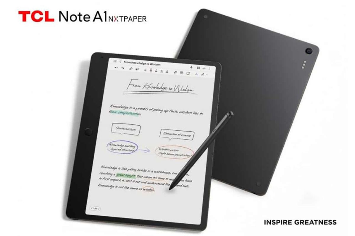 Η TCL παρουσιάζει το Note A1 NXTPAPER