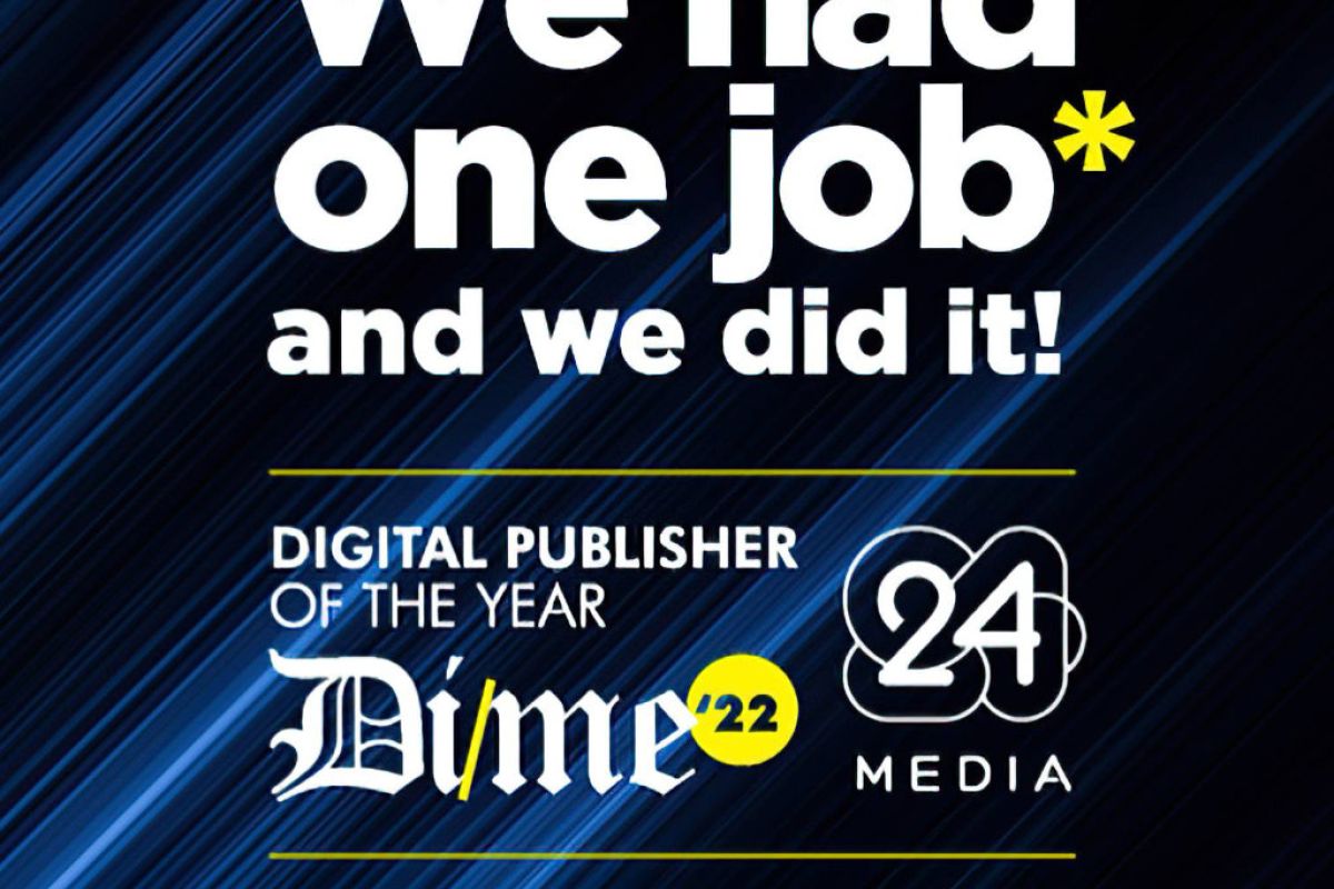 Σάρωσε η 24 MEDIA στα DIME Awards 2022