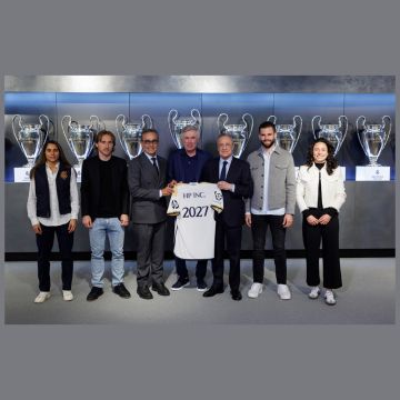 Η Ρεάλ Μαδρίτης και η HP ανακοινώνουν εμβληματική παγκόσμια συνεργασία