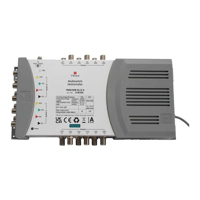 <strong>TRIAX TMS/CKR 9×8 S & TMS/CKR 9×12 S</strong>